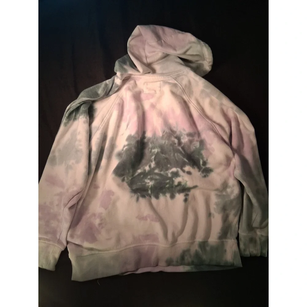 Blue 84 Ohana Surf Shop Stuart Fl Tie Dye Bambo Bus Jacket Coastal Hoodie‎ XL
